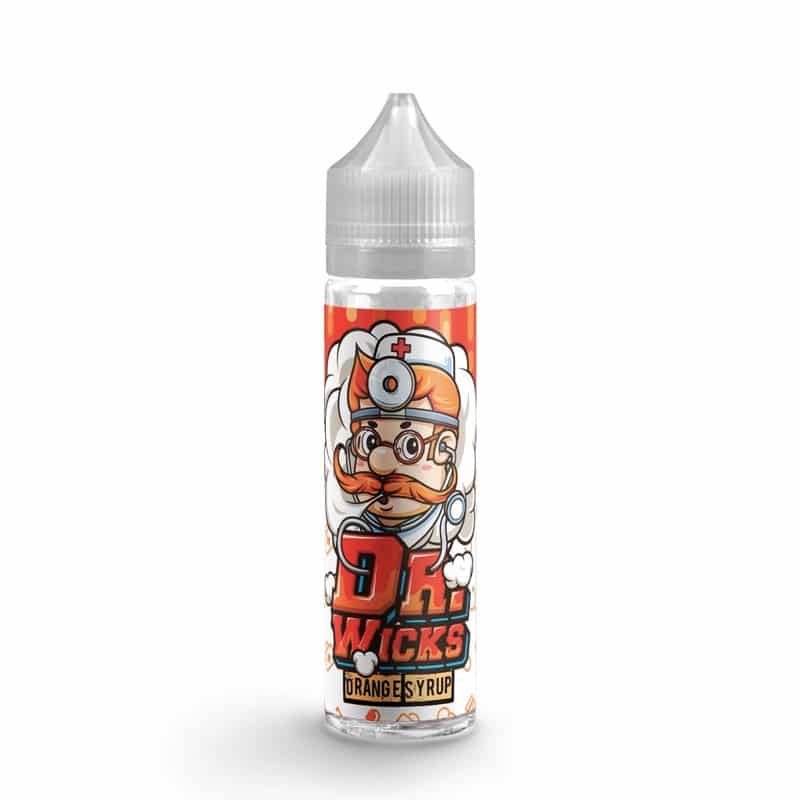 Orange Syrup by Dr Wicks - 50ml Shortfill E Liquid 70VG Vape