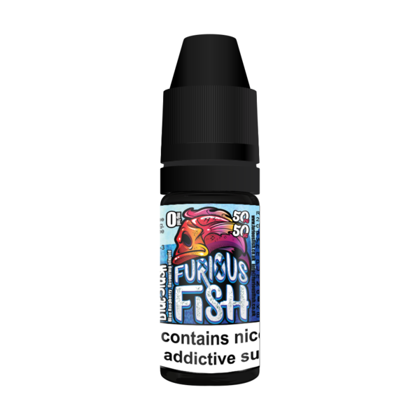 FURIOUS FISH 10ML BLUE SLUSH E LIQUID 50VG VAPE TPD COMPLIANT MULTIBUY