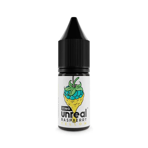 Unreal Raspberry - Yellow - 10ML Nic Salt E Liquid 10MG/20MG Vape 50VG Juice