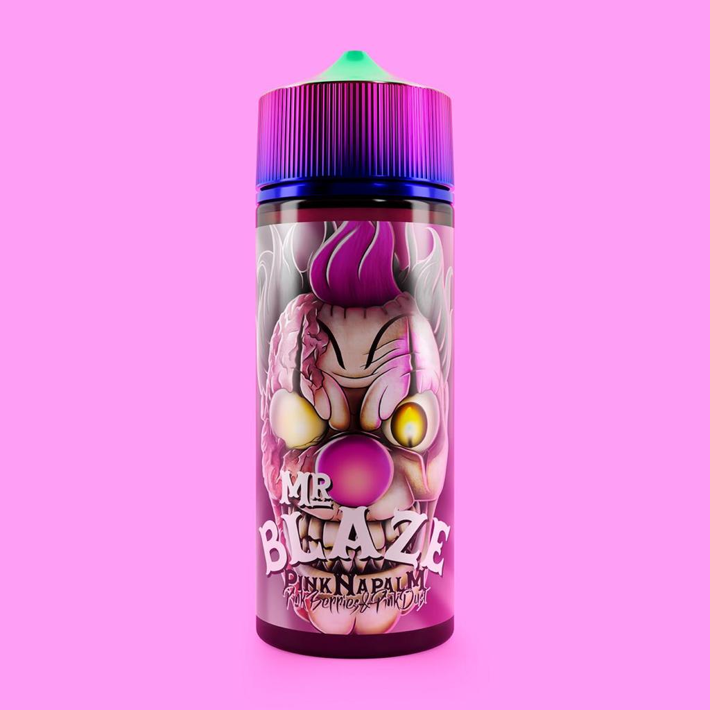 Pink Napalm By Mr Blaze 100ML E Liquid 70VG Vape 0MG Juice