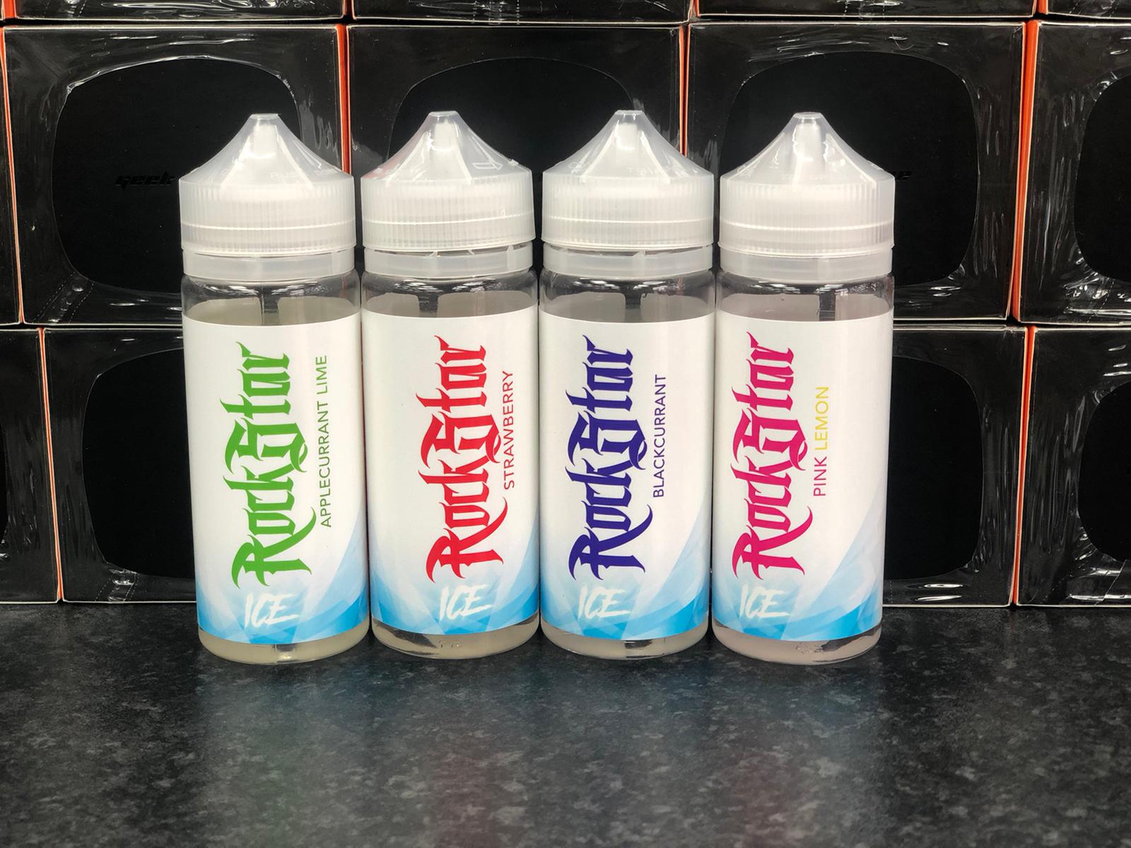 Applecurrant Lime (Ice) by Rockstar. 100ML E-liquid, 0MG vape, 70VG/30PG juice
