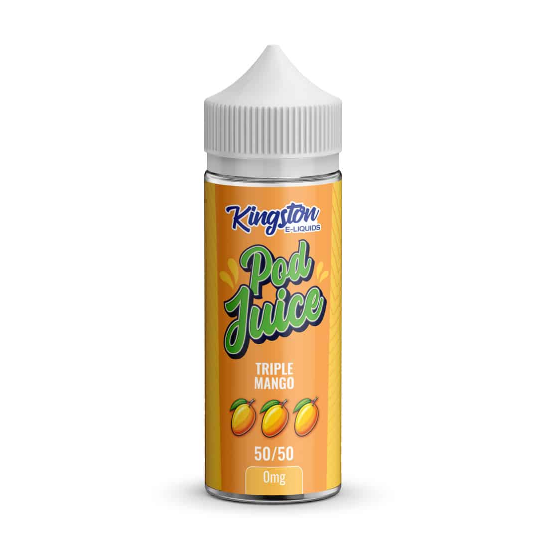 Triple Mango - Kingston Pod Juice 100ML E Liquid 50VG/50PG Vape 0MG Juice