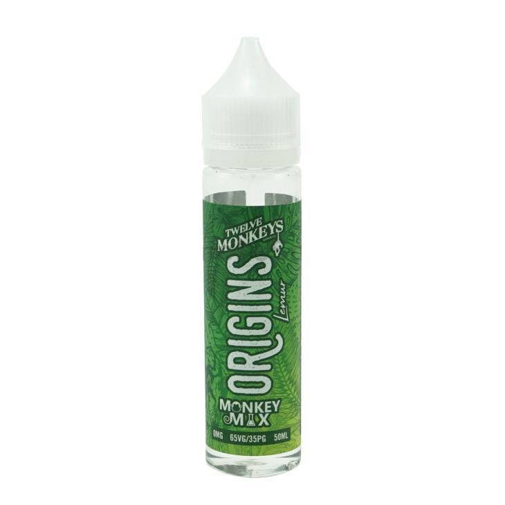 LEMUR E-LIQUID BY TWELVE 12 MONKEYS SHORTFILL 65VG 50ML 0MG