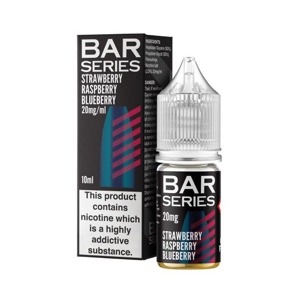 NEW FLAVOUR STRAWBERRY RASPBERRY BLUEBERRY BAR SERIES NIC SALTS 5MG/10MG/20MG 10ML E-LIQUID - MULTIBUY OFFER