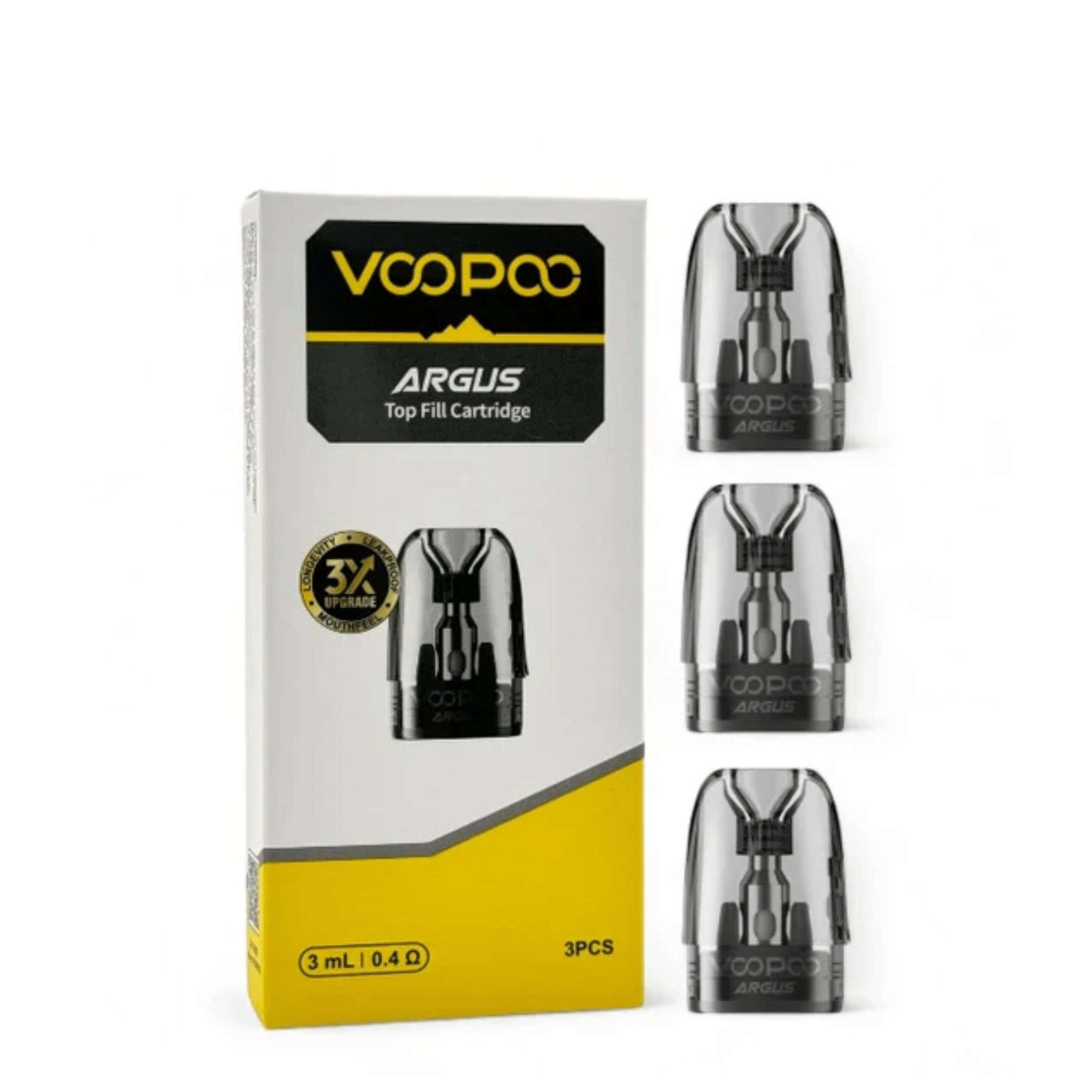 VOOPOO ARGUS TOP FILL CARTRIDGE PODS - 3 PACK