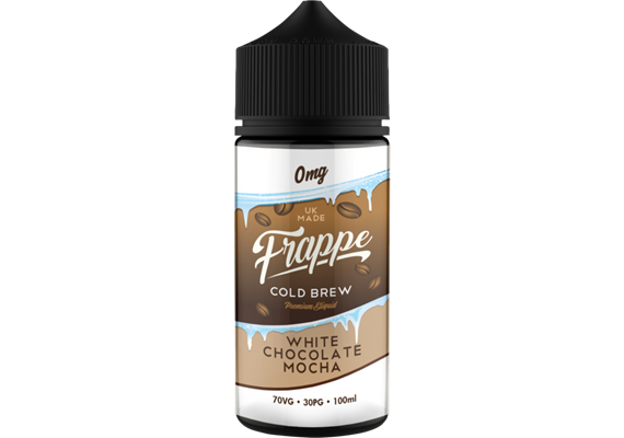 White Chocolate Mocha By Frappe 100ML E Liquid 70VG Vape 0MG Juice