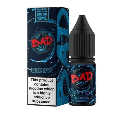 Blue Raz By Bad Drip Nic Salt 10ML E Liquid 50VG Vape 10MG/20MG Juice