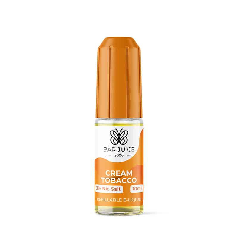 Cream Tobacco By Bar Juice 5000 | 10MG/20MG Nic Salt | 10ML E Liquid | 50VG Juice