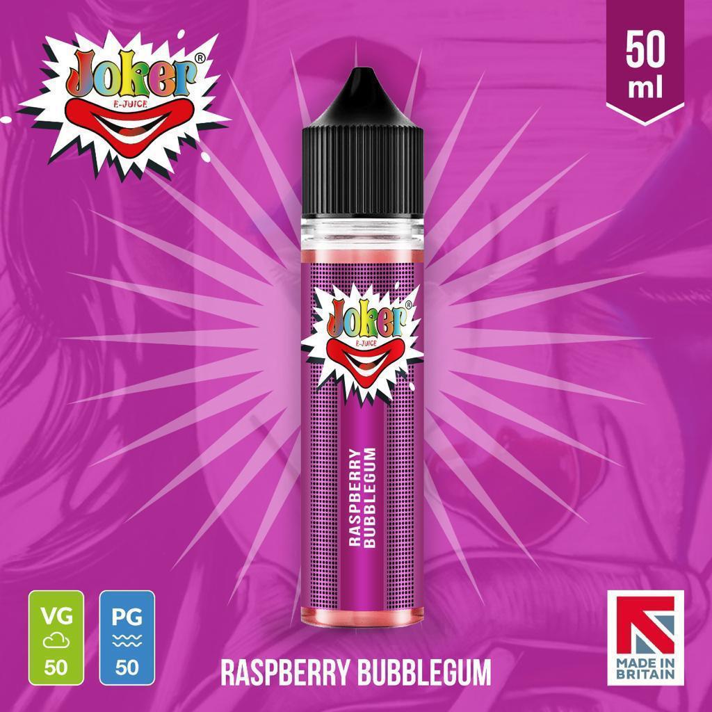 Raspberry Bubblegum By Joker E-Juice 50ML E Liquid 50VG Vape 0MG Juice