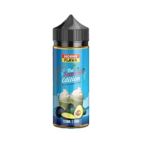 Summer Edition Avocado Smoothies by Horny Flava. 100ML E-liquid, 0MG Vape, 70VG Juice