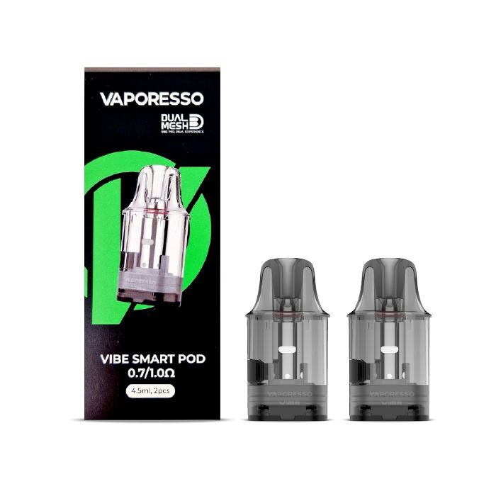 VAPORESSO VIBE 4.5ML REPLACEMENT PODS/CARTRIDGES - PACK OF 2