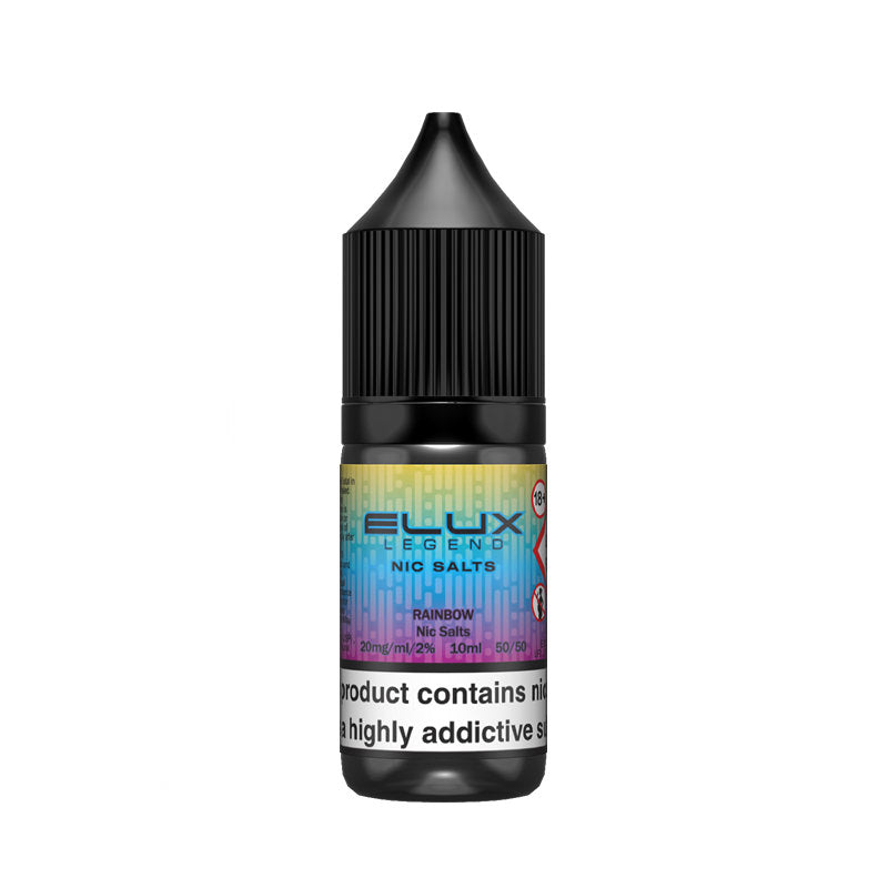 Rainbow By Elux Legend 10ML Nic Salt E Liquid 50VG Vape 10MG/20MG Juice
