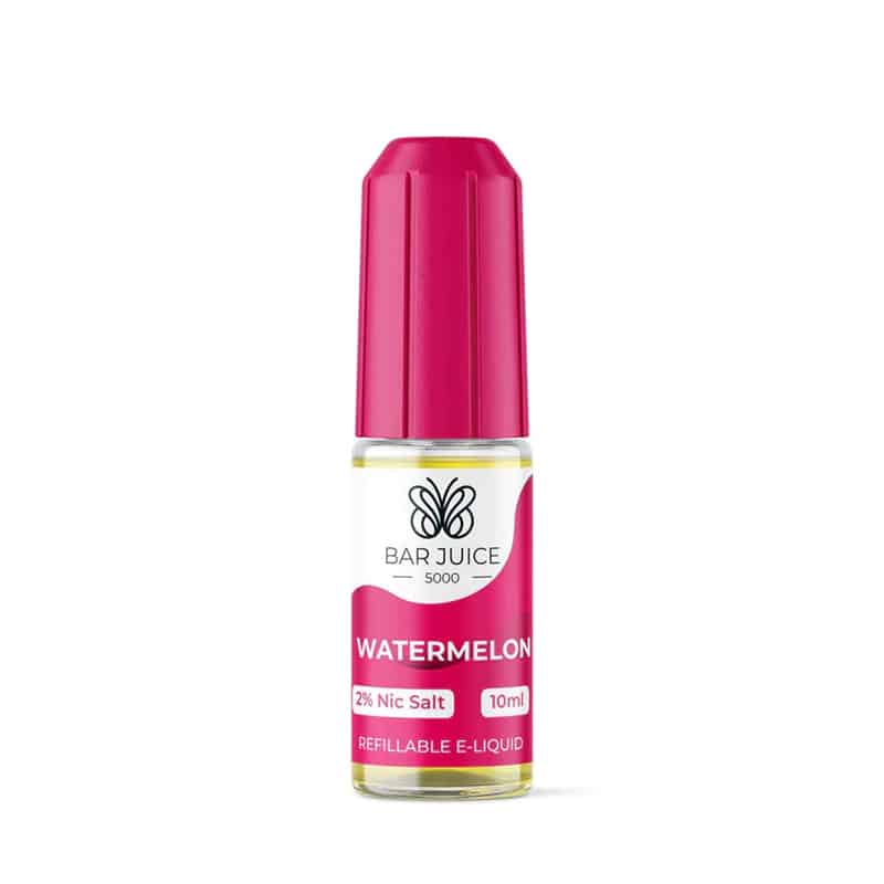 Watermelon By Bar Juice 5000 | 10MG/20MG Nic Salt | 10ML E Liquid | 50VG Juice