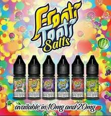 FROOTI TOOTI 10ML Nicotine Salt 10mg/20mg - 24 Fruity Flavours