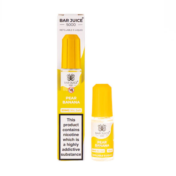 NEW FLAVOUR Pear Banana By Bar Juice 5000 Nic Salt 10ML E Liquid 50VG Vape Juice