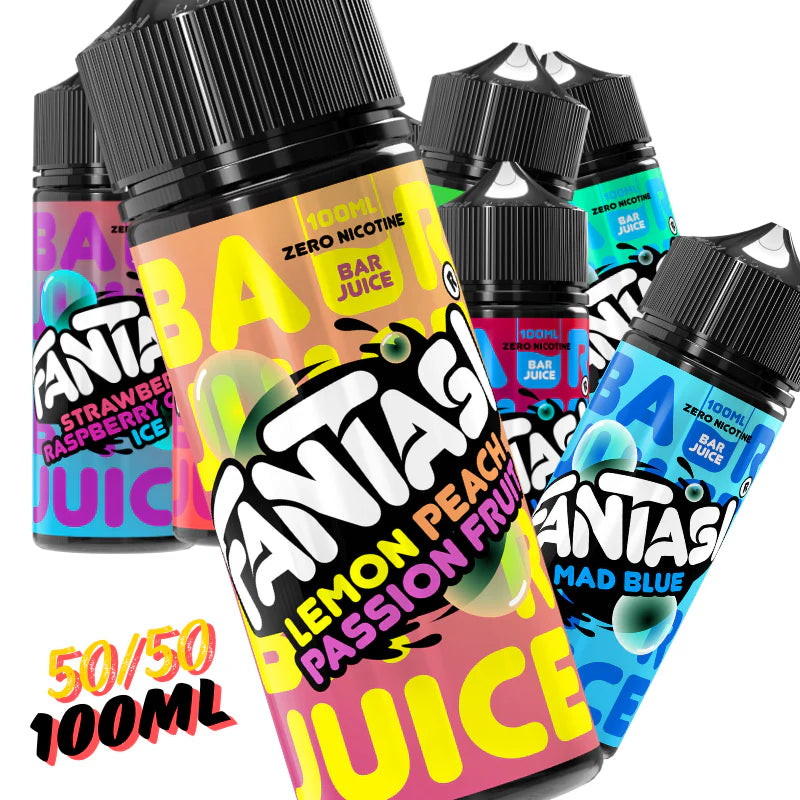 Fantasi Bar Juice 100ML E Liquid 50VG/50PG Vape 0MG Juice Shortfill
