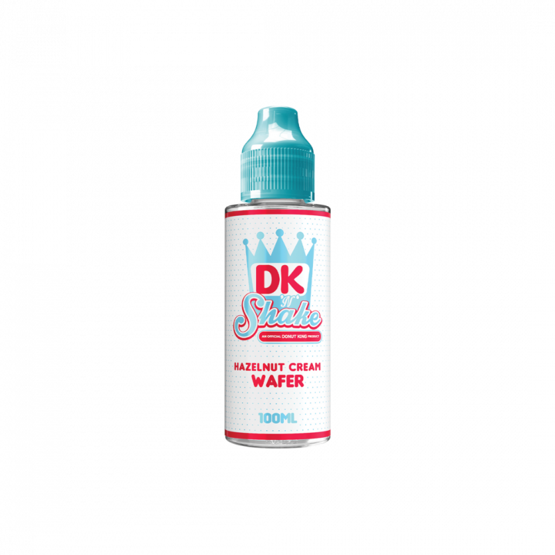 DK 'N' Shake - Hazelnut Cream Wafer by Donut King. 70VG/30PG E-liquid, 0MG Vape, 100ML Juice