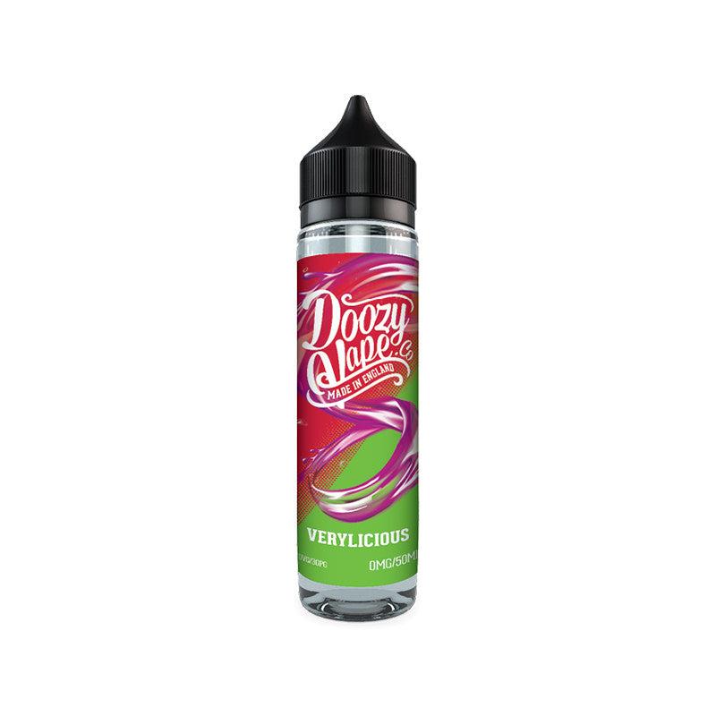 Verylicious by Doozy Vape 0MG 50ML E-liquid. 70VG/30PG Vape Juice