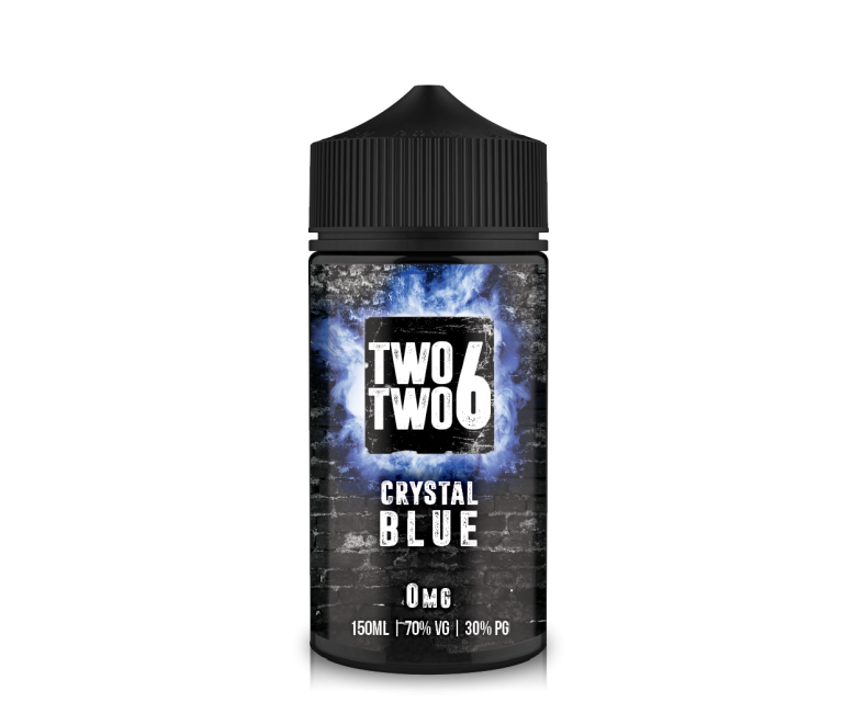 Crystal Blue by TWO TWO 6 (226) 150ML E Liquid 70VG Vape 0MG Juice