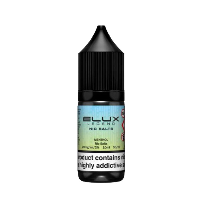 Menthol By Elux Legend 10ML Nic Salt E Liquid 50VG Vape 10MG/20MG Juice