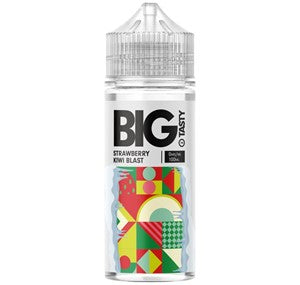 Strawberry Kiwi Blast by Big Tasty, 100ML E Liquid, 70VG Vape, 0MG Juice