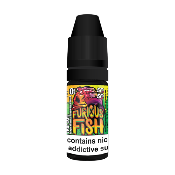 FURIOUS FISH 10ML TROPICAL E LIQUID 50VG VAPE TPD COMPLIANT MULTIBUY