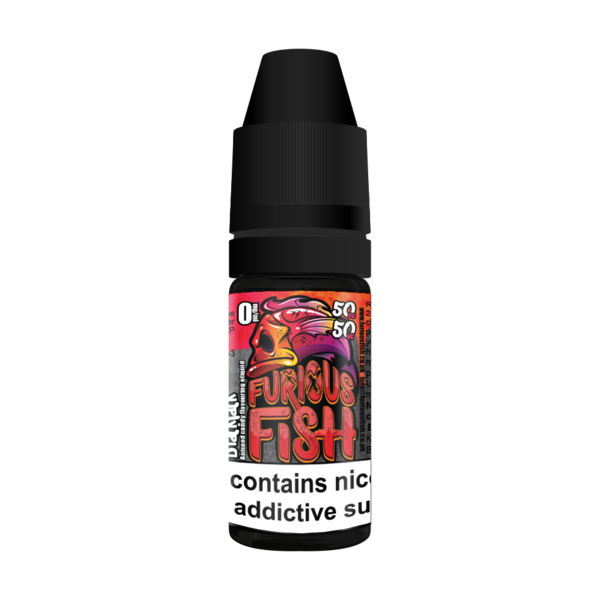 FURIOUS FISH 10ML BLACKJACK E LIQUID 50VG VAPE TPD COMPLIANT MULTIBUY
