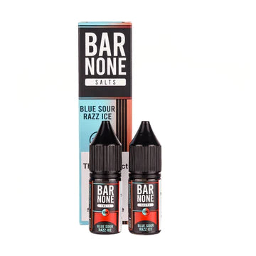 Blue Sour Razz Ice By Bar None Nic Salts 2 x 10ML E Liquid 50VG Vape 10MG/20MG Juice