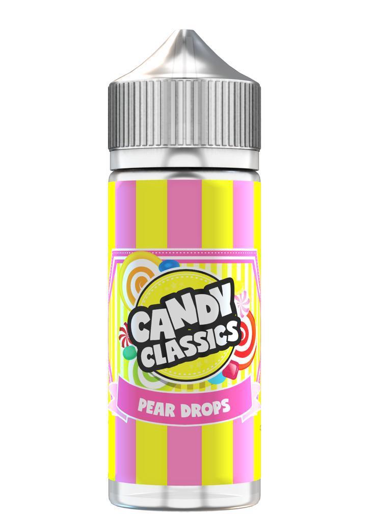Candy Classics Pear Drops 100ml E Liquid Juice 50vg Vape sub ohm Shortfill