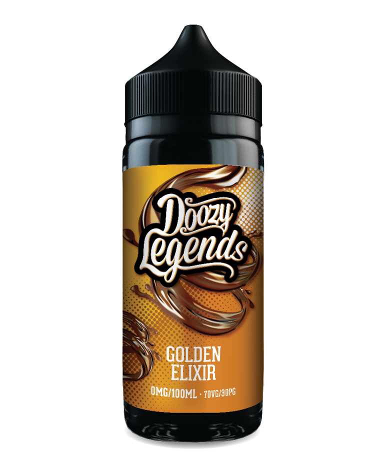 Golden Elixir - Doozy Legends By Doozy Vape Co 100ML E Liquid 70VG Vape 0MG Juice