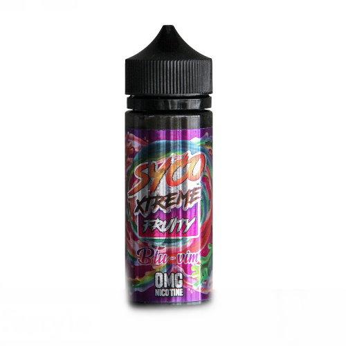 SYCO XTREME FRUITY BLU VIM 100ML SHORTFILL E LIQUID 80VG VAPE