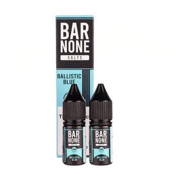 Ballistic Blue By Bar None Nic Salts 2 x 10ML E Liquid 50VG Vape 10MG/20MG Juice