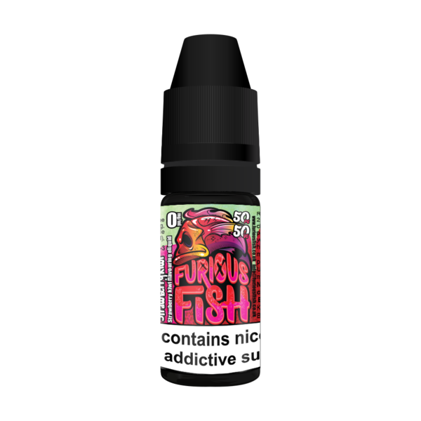 FURIOUS FISH 10ML STRAWBERRY KIWI E LIQUID 50VG VAPE TPD COMPLIANT MULTIBUY