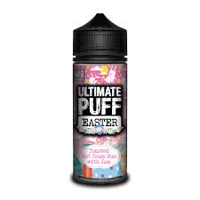 Ultimate Puff Easter Edition – Toasted Hot Cross Bun With Jam 100ML E Liquid, 70VG Vape, 0MG Juice, Shortfill