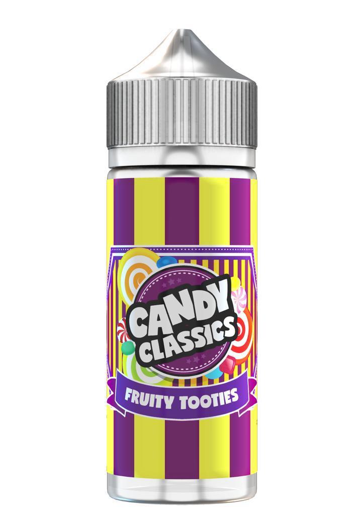 Candy Classics Fruity Tooties Drops 100ml E Liquid Juice 50vg Vape sub ohm Shortfill