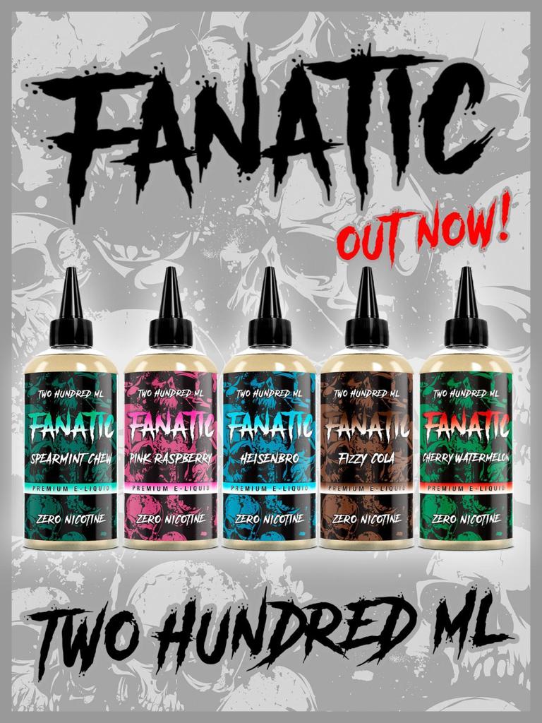 Cherry Watermelon By Fanatic 200ML E Liquid 70VG Vape 0MG Juice