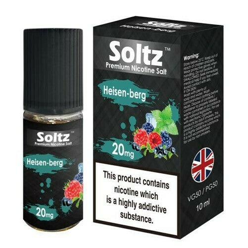 Heisen-Berg by Soltz, Premium Nicotine Salt, 10ML E Liquid, 10MG/20MG Vape, 50VG Juice