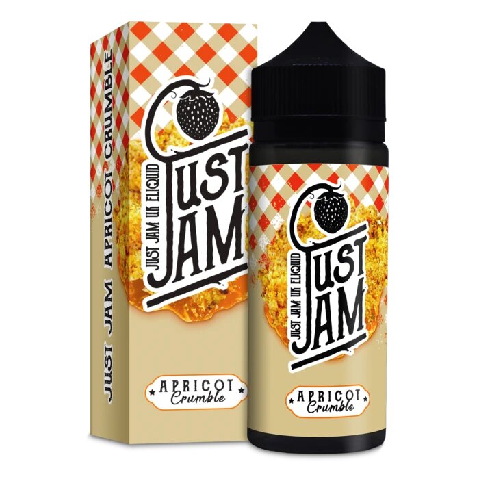 Apricot Crumble By Just Jam 100ML E Liquid 80VG Vape 0MG Juice Shortfill