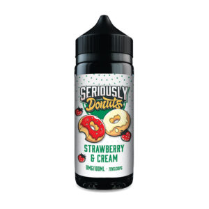Seriously Donuts - Strawberry & Cream By Doozy 100ML E Liquid 70VG Vape 0MG Juice