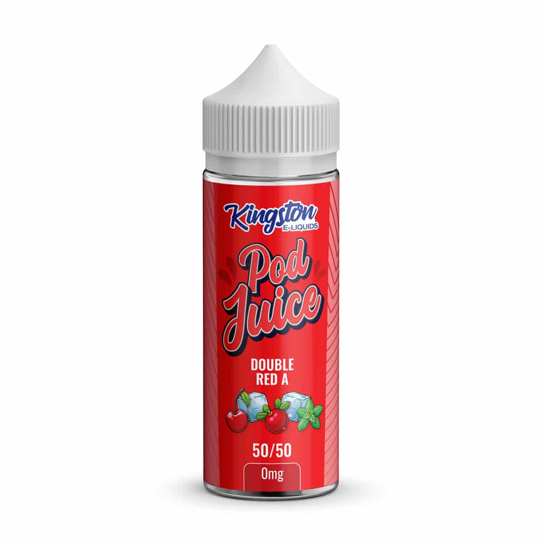 Double Red A - Kingston Pod Juice 100ML E Liquid 50VG/50PG Vape 0MG Juice