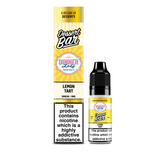 Lemon Tart Dessert Bar Nic Salts By Dinner Lady 10 x 10ML E-Liquid 50VG Vape 5/10/20MG Juice