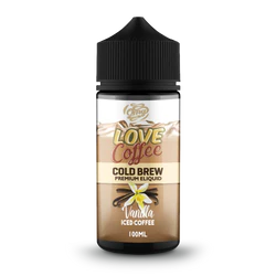 Vanilla Iced Coffee By Love Coffee 100ML E Liquid 70VG Vape 0MG Juice