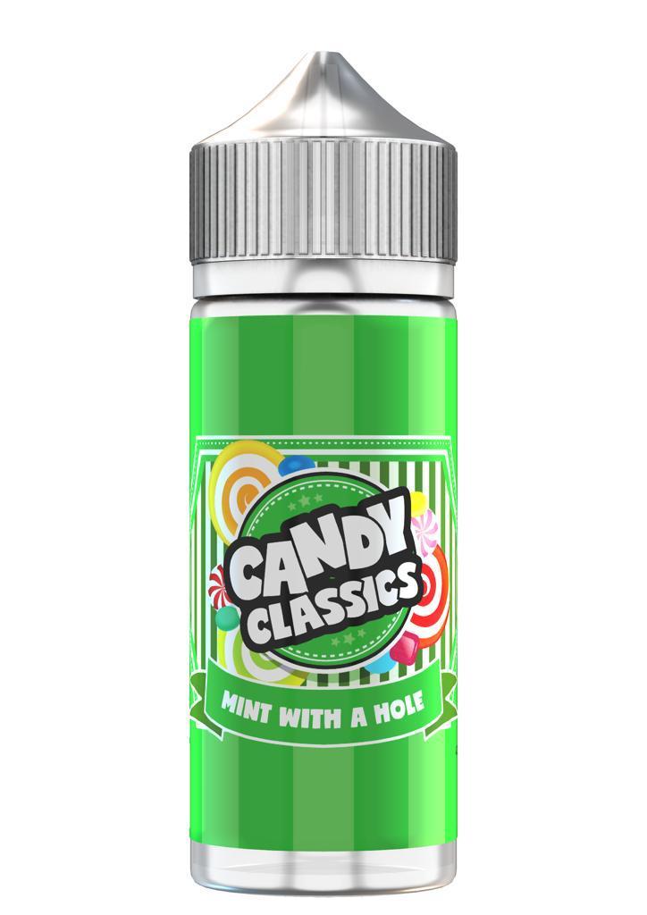 Candy Classics Mint with A Hole Drops 100ml E Liquid Juice 50vg Vape sub ohm Shortfill
