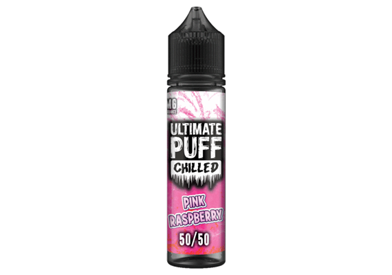 Pink Raspberry Chilled by Ultimate Puff, 50ML E-liquid, 0MG Vape, 50VG Juice