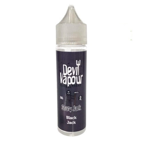 Scary Jack - Black Jack by Devil Vapour 50ML E Liquid 70VG Vape 0MG Juice Shortfill