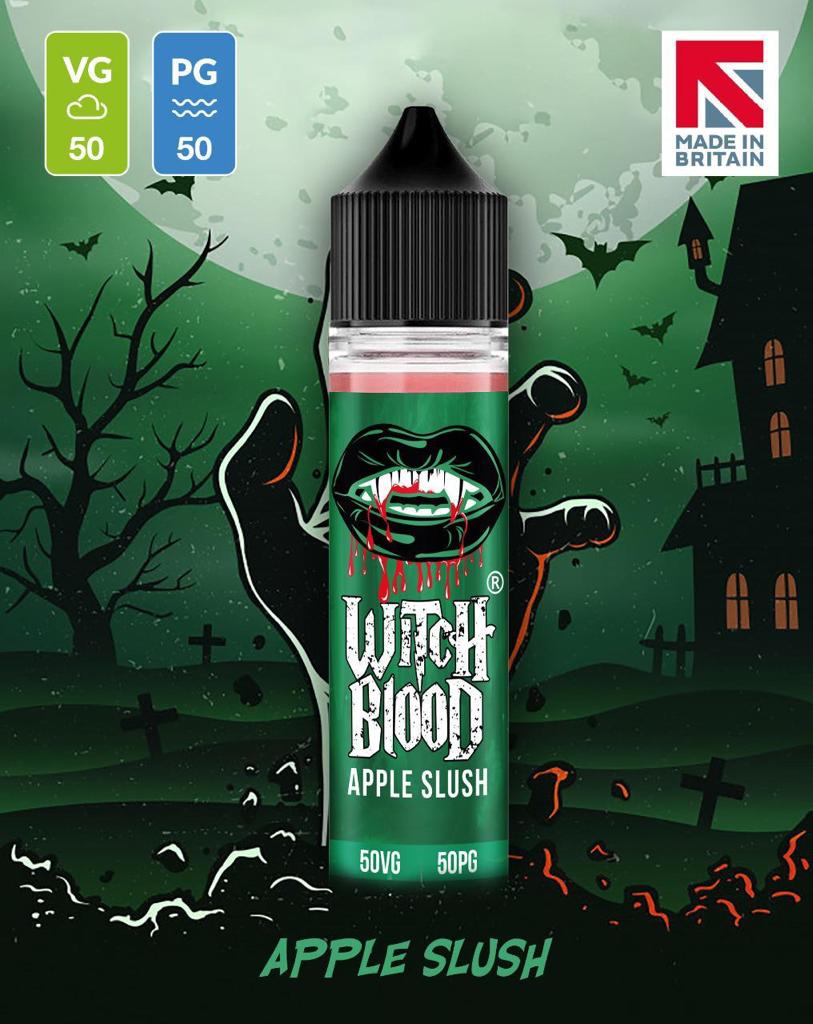 Apple Slush By Witch Blood 50ML E Liquid 50VG Vape 0MG Juice