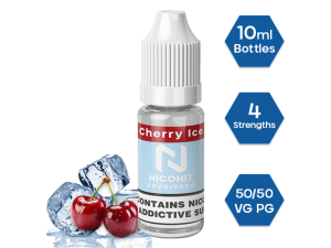 NEW FLAVOUR NICOHIT CHERRY ICE PREMIUM E LIQUID E JUICE 10ML TPD 3/6/12/18MG MULTIBUY