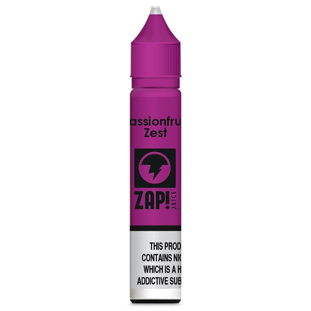 Passionfruit Zest by Zap Juice Nic Salt 10ML E Liquid 50VG Vape 10MG/20MG Juice