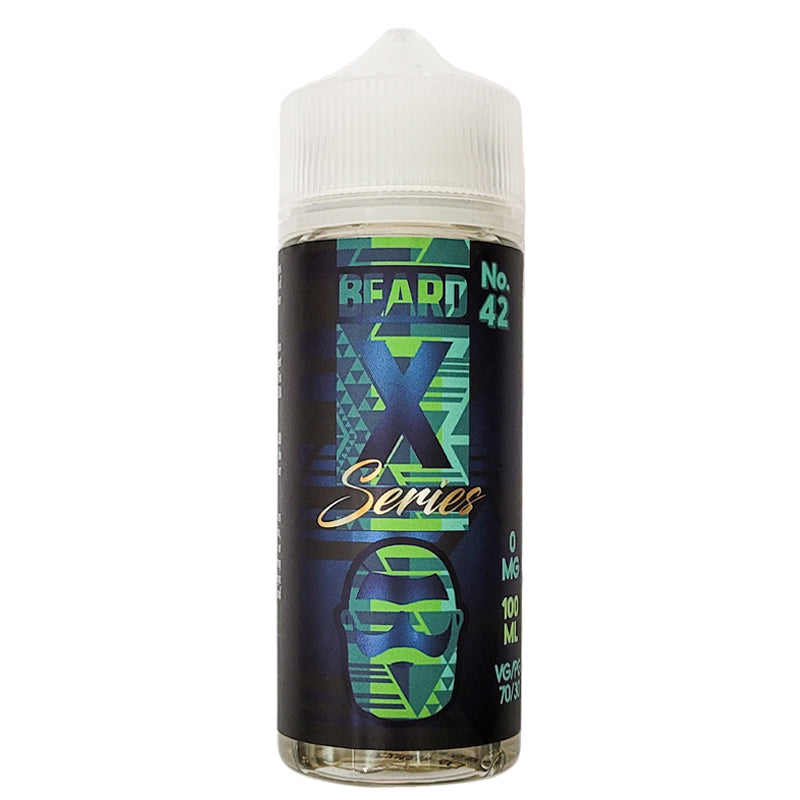 Beard Vape Co X Series No.42 100ML E Liquid 70VG Vape 0MG Juice