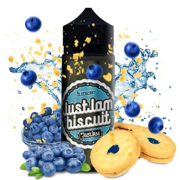 Biscuit Blueberry By Just Jam 100ML E Liquid 80VG Vape 0MG Juice Shortfill